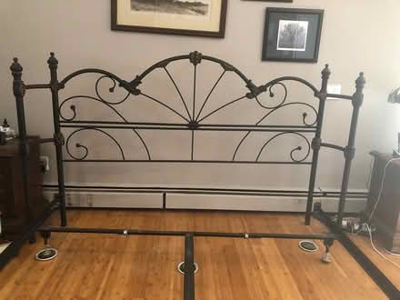 Photo of free King size frame and headboard (Dix Hills) #1
