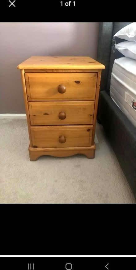 Photo of Pine bedside tables (Allesley CV5) #1