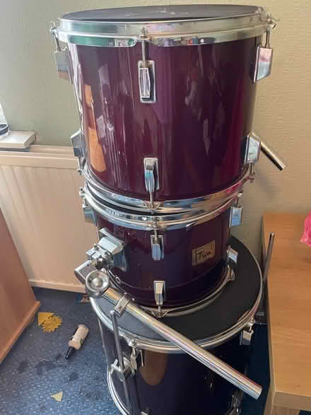 Photo of free Three Tom drums for a drumkit (Hunters Bar S11) #1