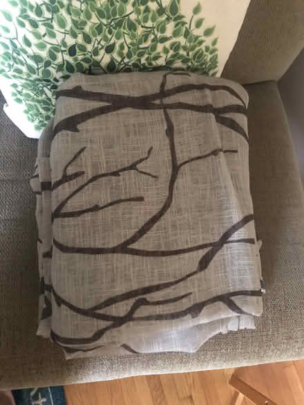 Photo of free long, sheer curtains (96") and rod (West Springfield, VA) #1
