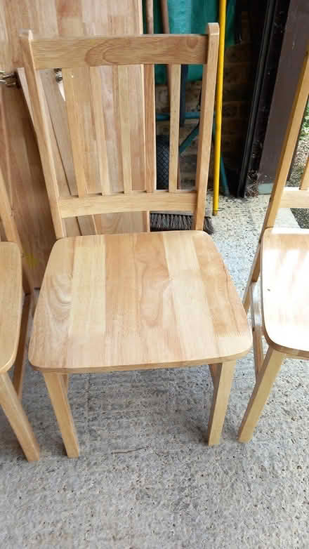 Photo of free Wooden kitchen table and 4 chairs (SG2) #2