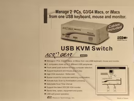 Photo of free Rextron KVM switch... (Newbiggin on Lune CA17) #2