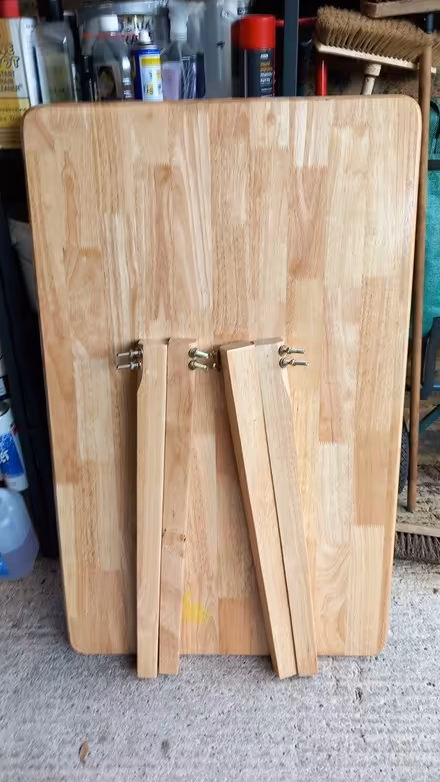Photo of free Wooden kitchen table and 4 chairs (SG2) #4
