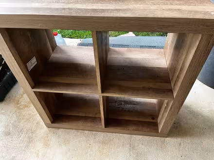 Photo of free Shelving Unit: Pressed Board (Springfield, VA Saratoga) #1