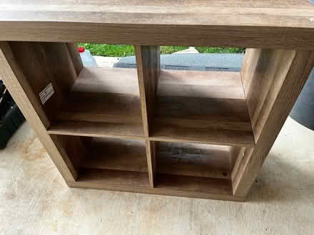 Photo of free Shelving Unit: Pressed Board (Springfield, VA Saratoga) #1