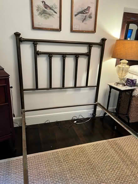 Photo of free Antique brass bed (Hillsborough) #2