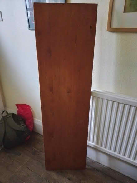 Photo of free Solid pine shelf with hanging rail (Birkby HD2) #1