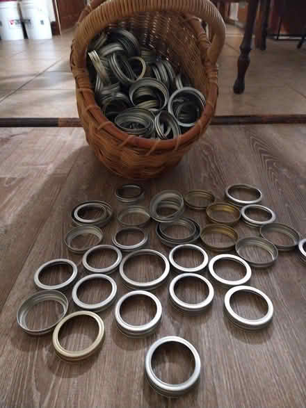 Photo of free Mason jar rings (East of Ponder /FM 2449) #1