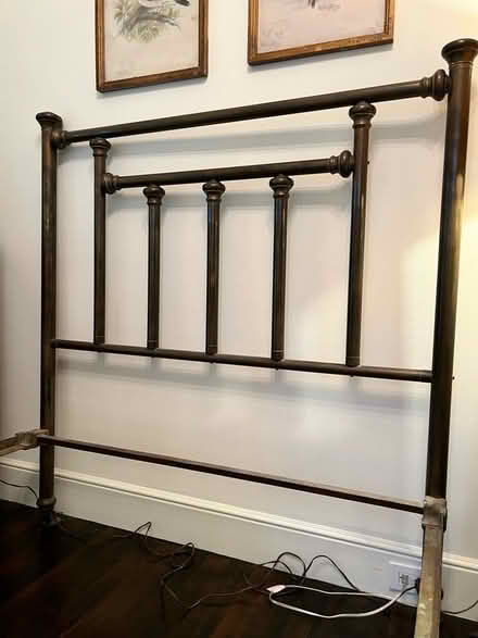 Photo of free Antique brass bed (Hillsborough) #1