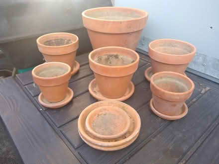Photo of free Clay planter pots (Morris Park) #1