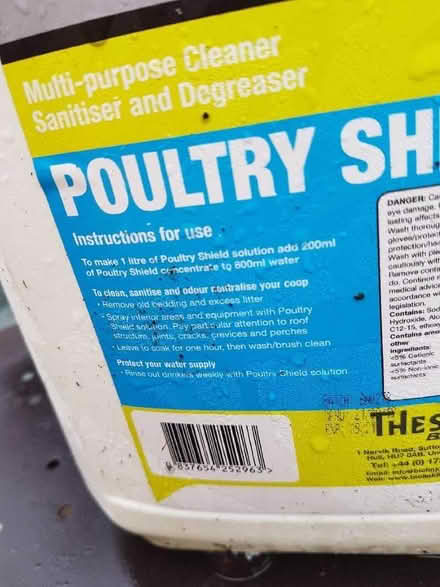 Photo of free Poultry house disinfectant (Appleby-in-Westmorland CA16) #2