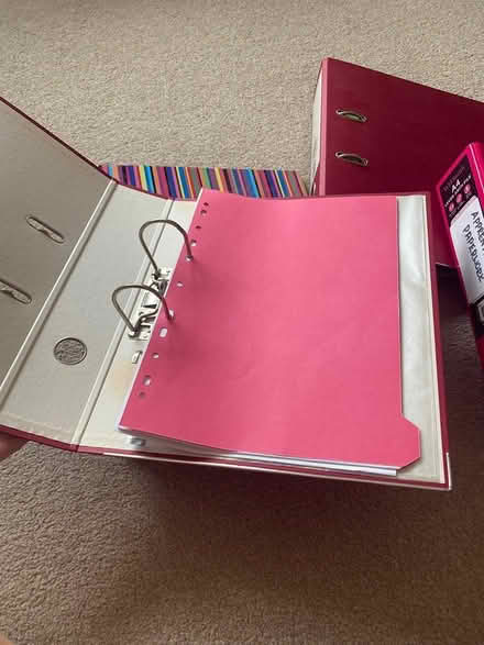 Photo of free Ring binder folders x4 (Bishops Waltham SO32) #2
