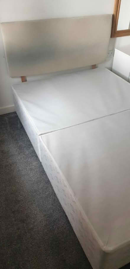 Photo of free Small double bed with headboard (SK14 (Hyde)) #1