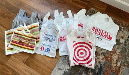 Photo of free 15 sturdy plastic shopping bags (Belltown) #1