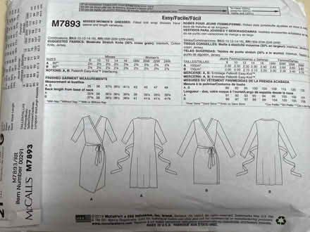 Photo of free Paper Pattern for Wrap Dresses (GU22) #2