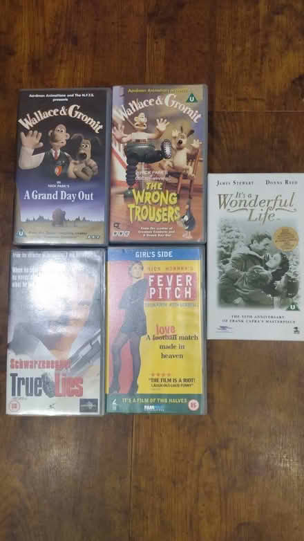 Photo of free Video tapes including Wallace & Gromit (Buggs Bottom RG4) #1