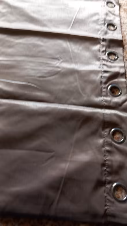 Photo of free Taupe lined linen curtains (SG2) #2