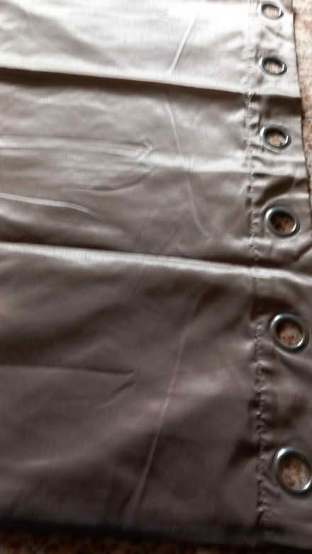 Photo of free Taupe lined linen curtains (SG2) #2