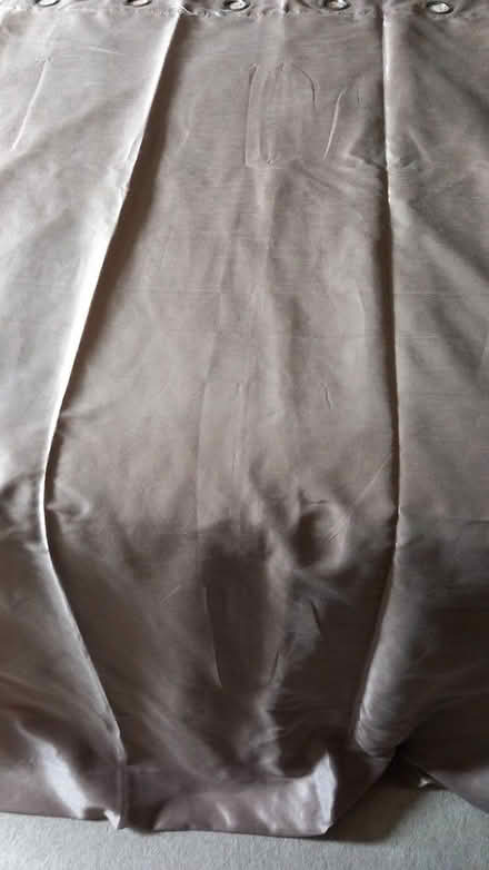 Photo of free Taupe lined linen curtains (SG2) #1