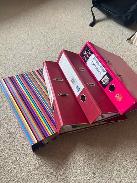 Photo of free Ring binder folders x4 (Bishops Waltham SO32) #1