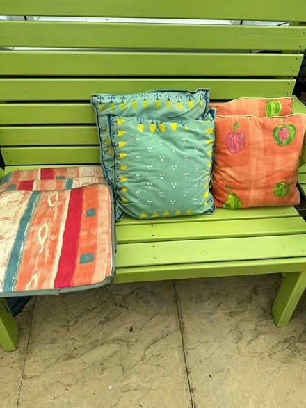 Photo of free garden cushions (Maidstone ME17) #1