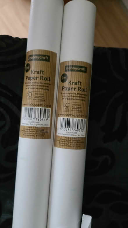 Photo of free Hobbycraft Kraft paper rolls x2 (Hoddesdon EN11) #1