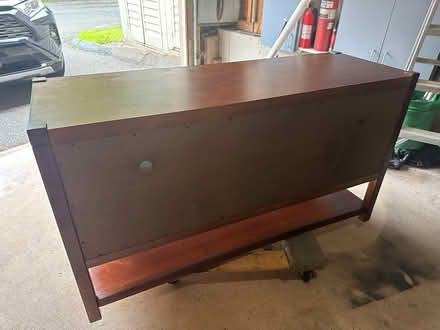 Photo of free Tv table credenza wood old (Avon) #1