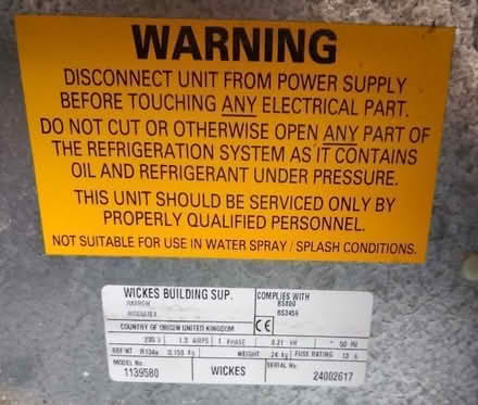Photo of free Wickes Dehumidifier (Owlsmoor GU47) #3