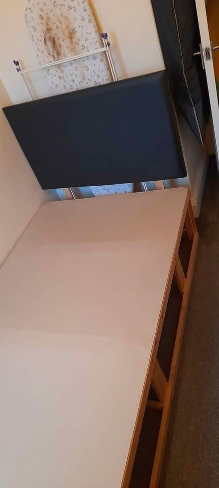 Photo of free Single bed base with head board (Horton Bank BD6) #3