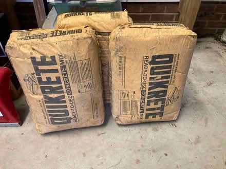 Photo of free Quikrete 3 bags (Clayton 1010 Rd/Polenta Rd) #1