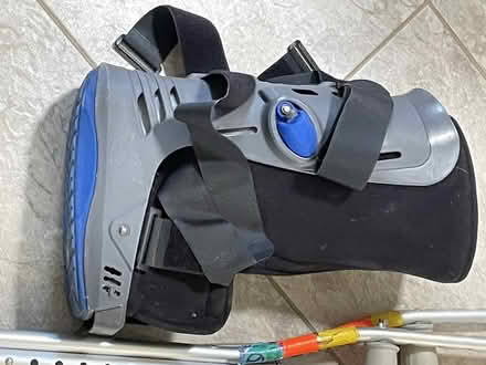 Photo of free Medical Boots and Crutches (North Calvert) #1