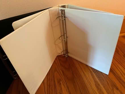 Photo of free 3-ring binders (West Alexandria OH) #2