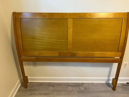 Photo of free Queen headboard, frame, box spring (Near Glover Park) #1