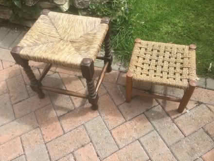 Photo of free Two small whicker stools (Garden City OX5) #1