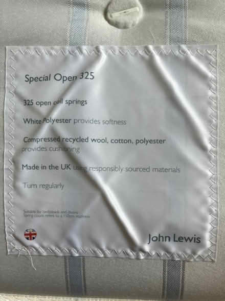 Photo of free Double John Lewis storage bed 4'6" x 6'3" (Moor Park HA6) #1