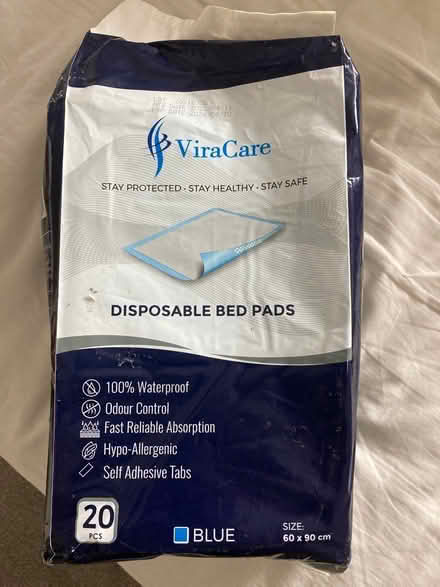 Photo of free Large Absorbent bed pads (Otford) #1