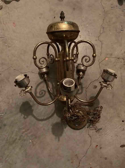 Photo of free Brass chandelier (Marinwood) #1