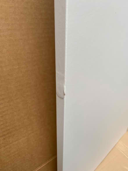 Photo of free White Laminated Side Panel for Repurposing (GU52) #2