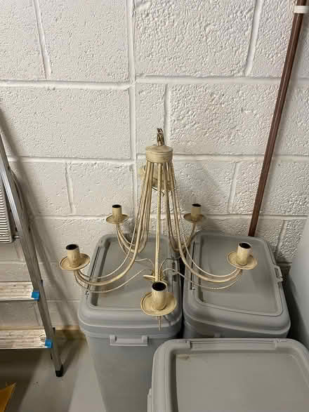 Photo of free 3 Chandelier style light fittings (collyweston, PE9) #2
