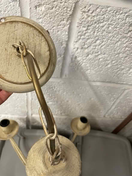 Photo of free 3 Chandelier style light fittings (collyweston, PE9) #1