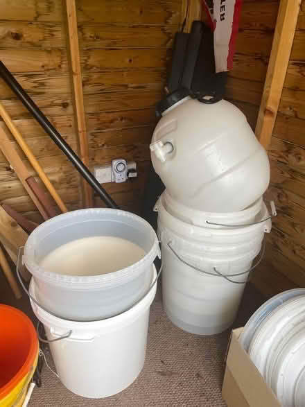 Photo of free Demijohns for wine/beer, brewing buckets (Barnard's Green WR14) #2