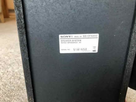 Photo of free Pair of Sony speakers (Roundhay LS8) #2
