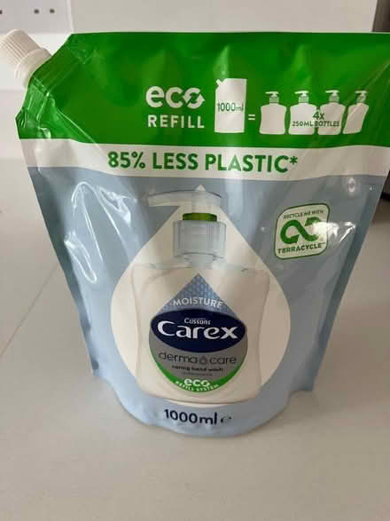 Photo of free Carex antibac hand soap refill 1000ml (Winnington Way GU21) #1