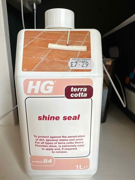 Photo of free Terracotta floor Shine & Seal (Chailey) #1