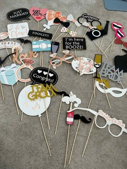 Photo of free Wedding Photo Booth party props (Melbourn) #1