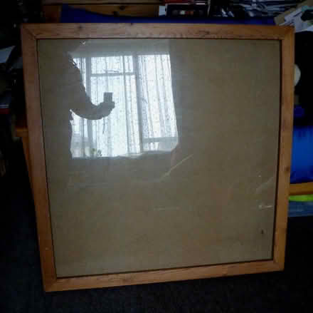 Photo of free Large wood / glass frame, square (New Marston OX3) #2