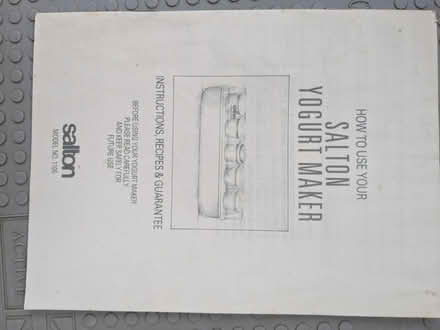 Photo of free Salton yoghurt maker (Tring Wharf HP23) #1
