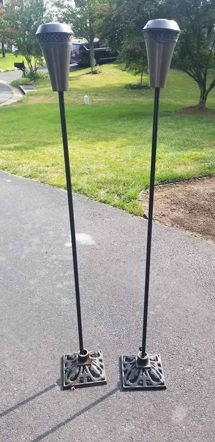 Photo of free Metal tiki torches (Near hwy 29 and 66) #1