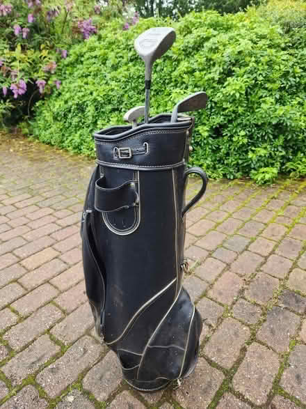 Photo of free Old golf bag with a few clubs (Wood Lanes SK10) #2