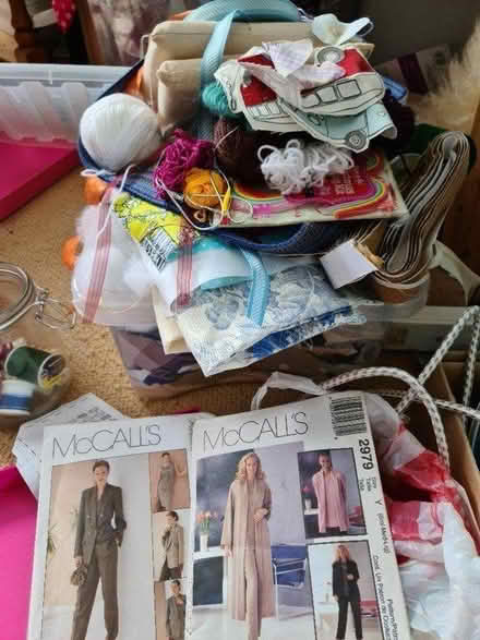 Photo of free Fabric, velcro, pattern and more (melksham SN12) #2